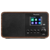 Audizio DAB+ Radio Avio Braun - Radio Tuner: FM - DAB+ - Stromversorgung: Netzbetrieb - Detailfarbe: Braun - Ausstattung: Sleep-Timer - Display - Weckfunktion - Schlummerfunktion - Senderspeicher - Typ: Tischradio