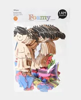 I AM CREATIVE Motivsticker Dress it up 100 Stück - Motiv: Kleider
