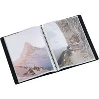 KOLMA Sichtbuch Selection A6 03.709.06 schwarz 20 Taschen