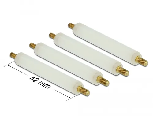 DELOCK Abstandshalter M2.5 x M3,Sechskant,AußenAußen 42 mm