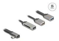 DELOCK 2 Port USB Hub inklusive SD und Micro SD Card Reader