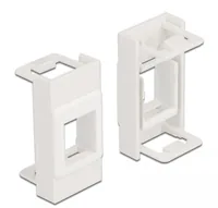 Delock Easy 45 Modul Keystone Halterung weiss/weiss - Typ: Halterung - Detailfarbe: Weiss