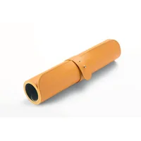 Sigel Schreibunterlage Einrollbar 80 x 30 cm, Gelb-grau - Kalender Schreibunterlage: Nein - Breite: 80 cm - Länge: 30 cm - Material: Lederimitat - Detailfarbe: Dunkelgrau - Gelb