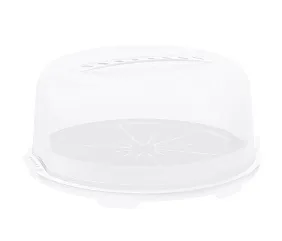 Rotho Tortenbutler Fresh hoch, Weiss - Produkttyp: Tortenbutler - Materialtyp: Kunststoff - Material: Polypropylen (PP) - Detailfarbe: Weiss - Anzahl Etagen: 1 × - Stapelbar: Nein