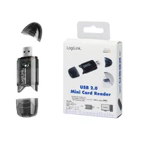 LogiLink CR0007 lettore di schede USB 2.0 Nero