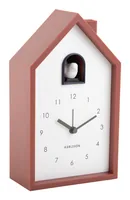 KARLSSON Kuckuck-Wecker Red ochre - Ausstattung: Keine - Funktionen: Weckfunktion - Displaytyp: Kein Display - Detailfarbe: Hellrot - Funksignal: Nein - Betriebsart: Batteriebetrieb