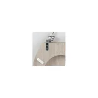 MSV Toilettensitz Beige - Breite: 42.5 cm - Länge: 36.5 cm - Detailfarbe: Beige