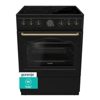 Gorenje GECS6B71CLB Freestanding cooker Electric Ceramic hob Black