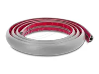 Delock Kabelkanal PVC flexibel 2 m x 30 mm Grau - Detailfarbe: Grau - Produkttyp: Kabelkanal - Ausstattung Kabelmanagement: Selbstklebend - Zuschneidbar - Breite: 30 mm - Länge: 2 m - Material: PVC