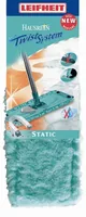 Leifheit Wischbezug Twist static plus 1 Stück - Material: Mikrofaser - Verpackungseinheit: 1 Stück - Detailfarbe: Grün - Waschbar: Ja
