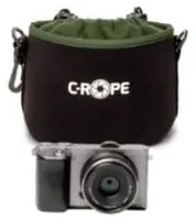 C-Rope CRP-CNB-S-BLK-2 custodia per fotocamera Custodia a sacchetto Nero, Verde