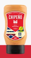 Chipeno Sauce Spicy Habanero 300 ml - Produkttyp: Chilisauce - Nährwertangabe pro: 100 ml - Energiegehalt (in kj): 2257 KJ - Energiegehalt (in kcal): 539 Kcal - Fett: 40.8 g - Davon gesättigte Fettsäuren: 3.2 g
