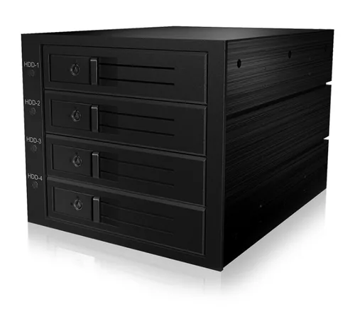 ICY BOX Backplane, 4x SAS/SATA 3,5"" HDD in 3x 5,25"" trägerloser, 1x Mini SAS HD