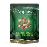APPLAWS Chicken fillet with asparagus in broth - wet cat food - 70g