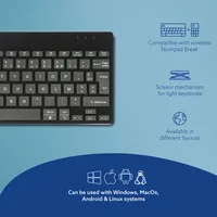 R-GO COMPACT BREAK ERGONOMIC KEYBOARD AZERTY (FR) BLUETOOTH B