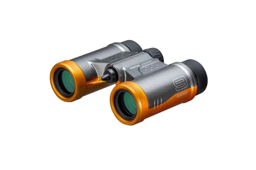 Pentax UD 9x21 binocular Porro Grey, Orange