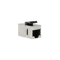 Logilink Keystone Kupplung 2X RJ45 STP , Cat.5e, metall.