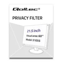 Qoltec 51055 display privacy filters Frameless display privacy filter 54.6 cm (21.5)