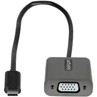 USB C TO VGA ADAPTER 1920X1200P WITH 12IN LONG ATTACHED CABLE