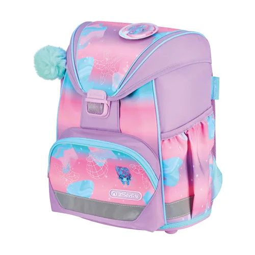 Herlitz Schulthek-Set UltraLight Plus Ocean 16 l - Altersempfehlung ab: 6 Jahren - Wasserabweisend: Ja - Detailfarbe: Pink - Blau - Gewicht: 750 g - Volumen: 16 l - Motiv: Meerestiere