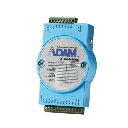 Advantech Smart I/O Modul ADAM-6066-D - Modultyp: IO-Modul - Schnittstellen: Digital Input - Relais Out - RJ-45 (100Mbps) - Remote Zugriff Art: Ethernet