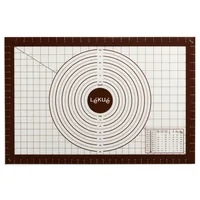 Lékué Backmatte mit Massangaben, Silikon, 60 x 40 cm - Backpapierart: Wiederverwendbar - Eigenschaften: Keine Eigenschaft - Zertifikate: Keine Zertifizierung - Verpackungseinheit: 1 Stück - Breite: 40 cm - Länge: 60 cm