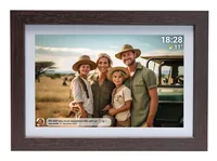 Denver PFF-1042DWMK2 digital photo frame Wood 25.6 cm (10.1) Touchscreen Wi-Fi