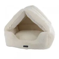Nobby Hunde-Bett Sora, 52 x 45 x 40 cm, Beige - Breite: 45 cm - Länge: 52 cm - Detailfarbe: Beige - Tierart: Hund - Produkttyp: Bett