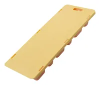 Fackelmann Eiswürfelform Business Gelb/Orange - Produkttyp: Eiswürfelbehälter - Eiswürfelform: Eckig - Materialtyp: Kunststoff - Material: Kunststoff - Detailfarbe: Gelb - Orange - Anzahl Eiswürfel: 15