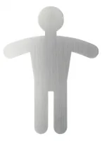 Durable Men's WC Symbol Silver
