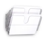 Durable FLEXIPLUS literature rack 2 shelves Transparent