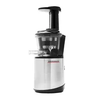 Gastroback Slow Juicer Advanced vital Schwarz/Silber - Materialtyp: Metall - Material: Edelstahl - Ausstattung: Deckel - Tropf-Stopp - Saftauffangbehälter - Detailfarbe: Silber - Schwarz - Gerätetyp: Saftpresse - Set: Nein