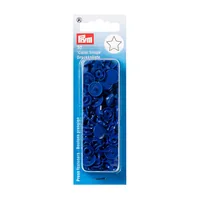 Prym Druckknöpfe Color Snaps Stern, Königsblau, 12.4 mm, 30 Stück - Detailfarbe: Königsblau