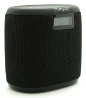 Pure Woodland Mini wasserdichter Outdoor-Lautsprecher mit FM/DAB+ Radio, schwarz
