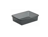 Rotho Formatkörbchen Linus A5 Anthrazit - Breite: 19.5 cm - Höhe: 6 cm - Tiefe: 25.5 cm - Volumen: 0.4 l - Produkttyp: Formatkörbchen - Verpackungseinheit: 1 Stück