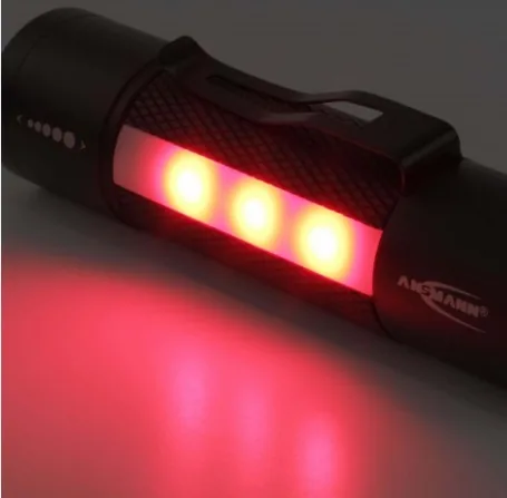 Ansmann 1600-0137 flashlight Black, White Hand flashlight LED