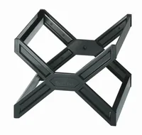Durable 2611 literature rack 1 shelves Black