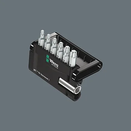 Wera Bit-Set Bit-Check 7 TX Universal 1, 7-teilig - Set: Ja - Bit-Typ: Torx - Grösse: TX20 - TX40 - TX30 - TX15 - TX25 - TX10