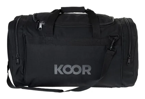 KOOR Sporttasche 55 l, Schwarz - Taschenart: Sporttasche - Tragemöglichkeit: Schulterträger - Volumen: 55 l - Zusatzfächer: Ja - Farbe: Schwarz - Sportart: Alle Sportarten