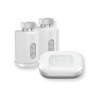 Homematic IP Funk-Heizkörperthermostat 2x Thermo, Access Point 2 - Produkttyp: Heizungssteuerung - Sets - System-Kompatibilität: Amazon Alexa - Google Assistant - Homematic IP App - Protokoll: IPv6 - Systemkommunikation: Wireless - Detailfarbe: Weiss