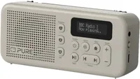 Pure DAB+ Radio Elan Move Sand - Widerstandsfähigkeit: Keine Angabe - Radio Tuner: DAB+ - FM - Stromversorgung: Batteriebetrieb - Netzbetrieb - Detailfarbe: Sand - Streaming Formate: Keine - Ausstattung: Display - Lautstärkeregler - Schlummerfunktion - Se