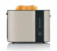 Severin AT 9576 toaster 2 slice(s) 800 W Beige, Black