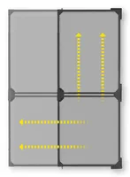 EASYmaxx Fliegengitter Teleskop - Produkttyp: Fliegennetz - Breite: 270 cm - UV Schutz: Nein - Für Schädling: Insekten - Länge: 115 cm