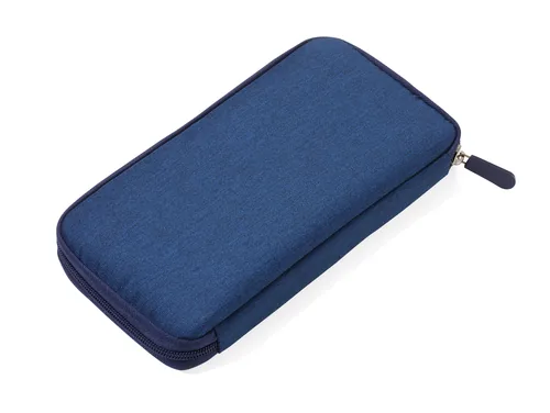 Troika Safe Flight Dokumententasche Dunkelblau - Münzfach: Ja - RFID-Schutz: Ja - Farbe: Blau - Material: Polyester - Verschluss: Reissverschluss