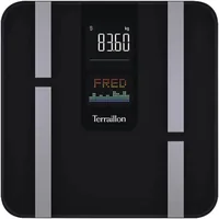 Terraillon Personenwaage Body Color Connect Schwarz - Displaytyp: Digital - Personenwaage Funktionen: BMI Messung - Fettanteil - Knochenmasse - Muskelmasse - App kompatibel: Nein - Farbe: Schwarz - Produkttyp: Personenwaage