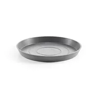 Ecopots Unterteller Rund 21, Grau - Detailfarbe: Grau - Material: Recycling-Kunststoff