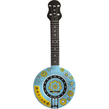 Folat Aufblasbares Accessoire Banjo Blau/Gelb/Schwarz - Packungsgrösse: 1 Stück - Produkttyp: Aufblasbares Accessoire - Material: Hartkunststoff - Detailfarbe: Gelb - Blau - Schwarz - Motto: Universal