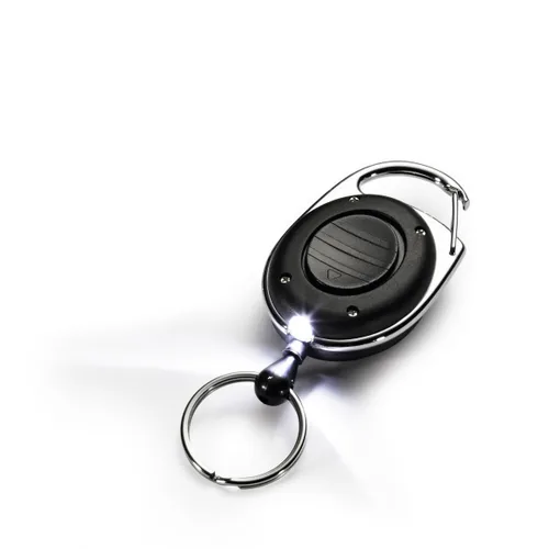 DURABLE Ausweishalter JOJO Style LED 819801 mit Ring schwarz