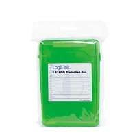 Logilink Festplatten Schutz-Box für 3,5 HDDs, grün