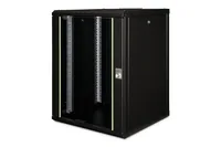 DIGITUS Wandgehäuse Unique 16HE 820x600x600mm schwarz (Speditionsversand)